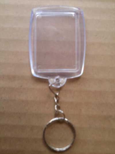 Key Ring Transparent