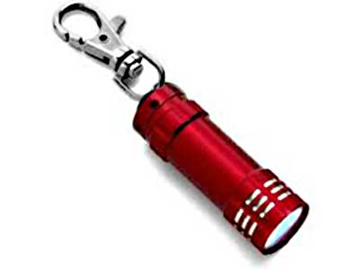 Led Torch keychain Red