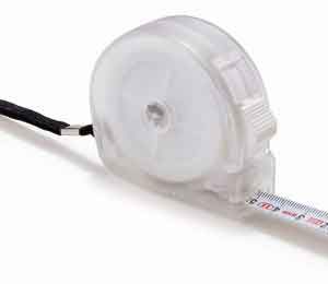 Measuring Tape Round White 3