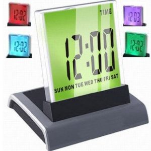 Multifunction Clock colorful bell Thermometer Music Alarm Clock