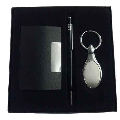 Set with name card holder ball pen 58450